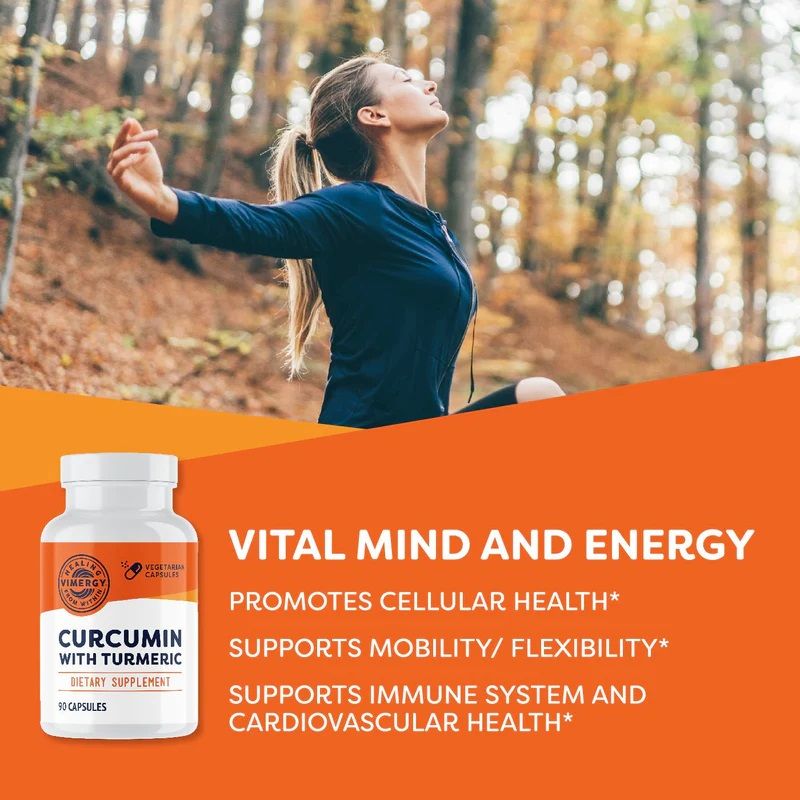 Curcumin with Turmeric -90 Capsules