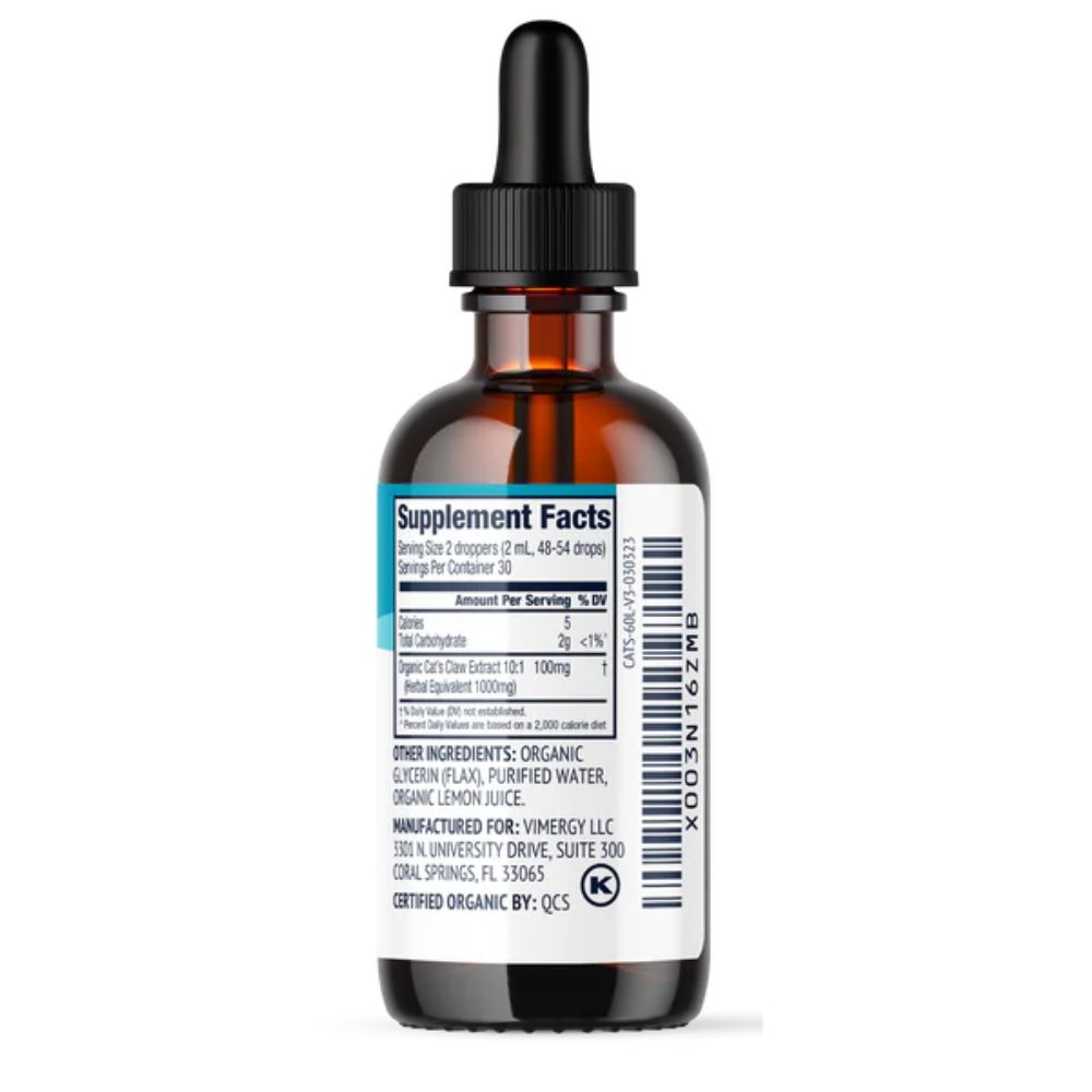 Vimergy Organic Cat's Claw -60mL