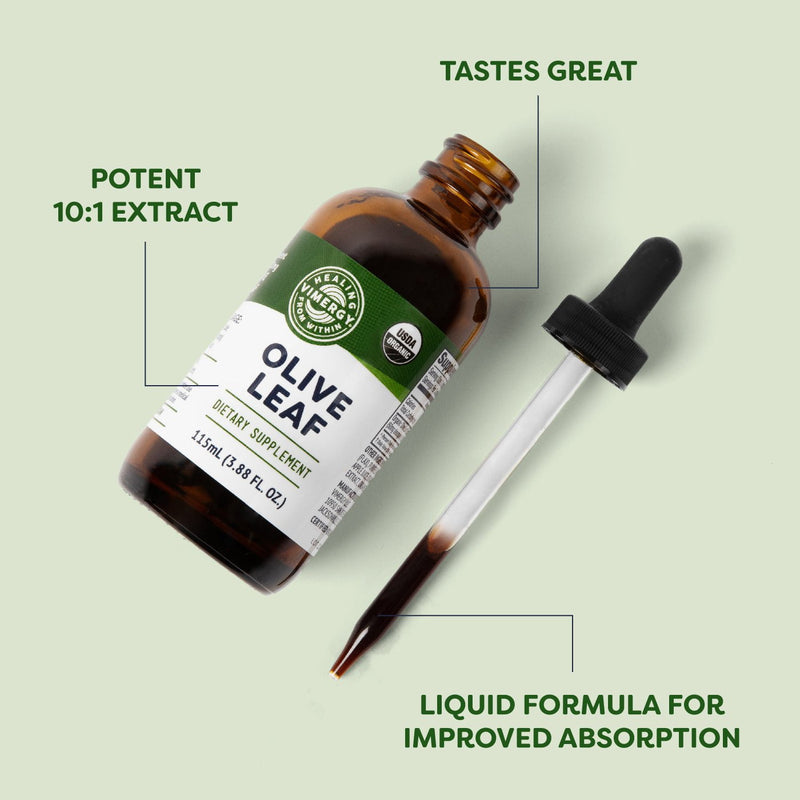 Organic Liquid Olive Leaf- 115ml