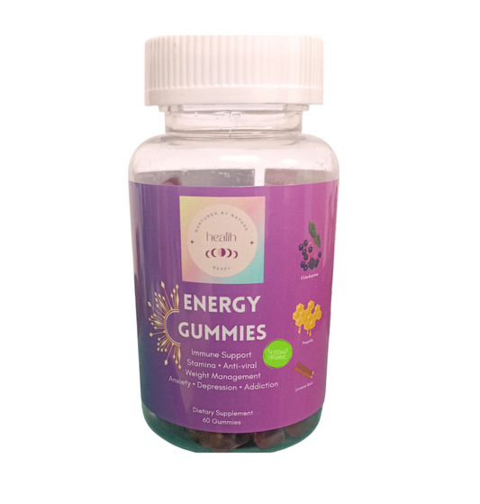 Energy Gummies with added 2.5 mg B12