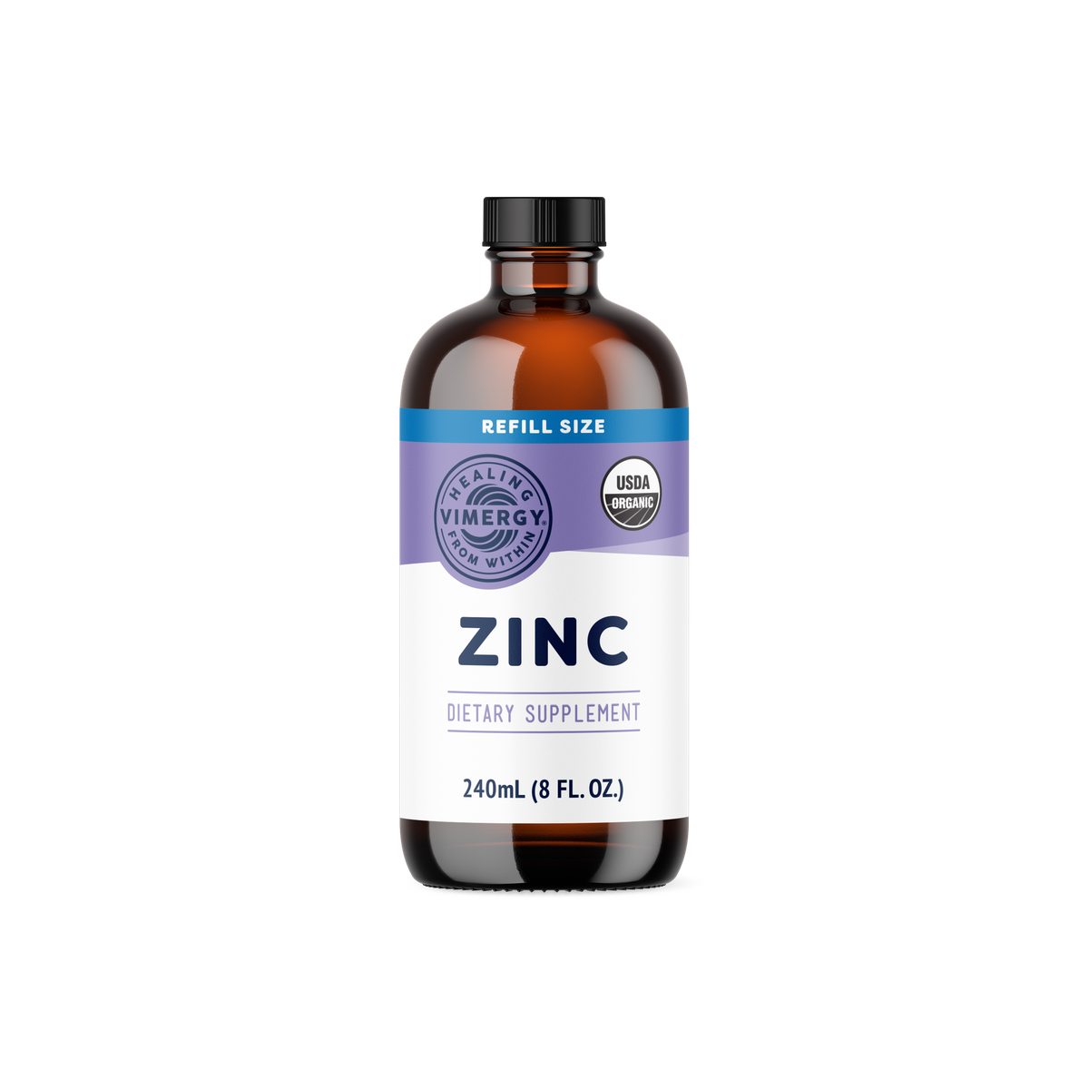 Organic Liquid Zinc- 240mL (Refill)