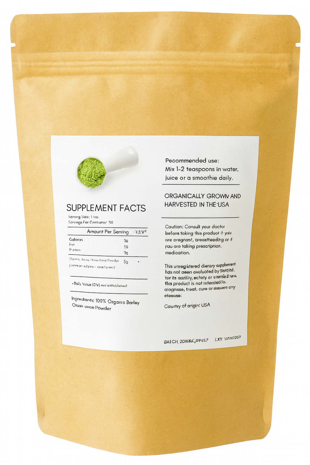 Health Rebel - Organic Barley Grass Juice Powder