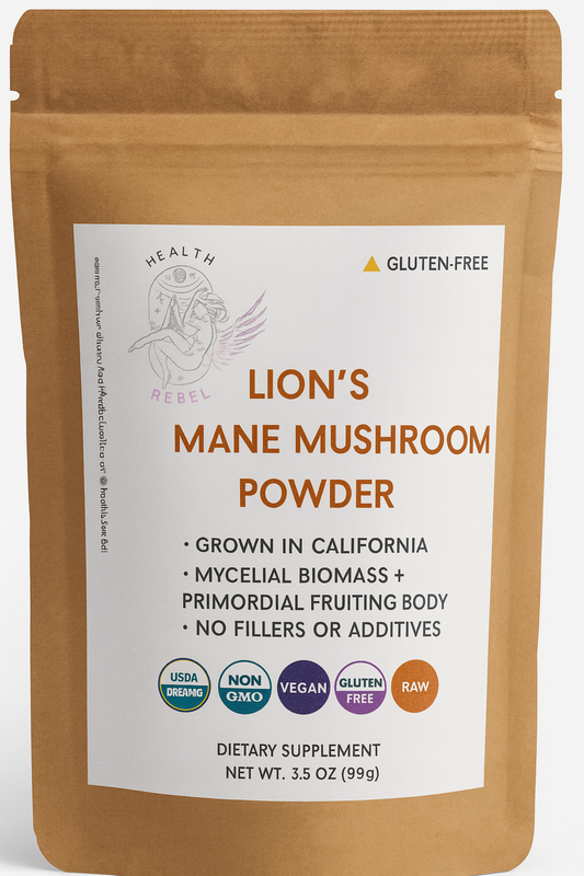 Organic Lion's Mane Mushroom Powder 99 Grams