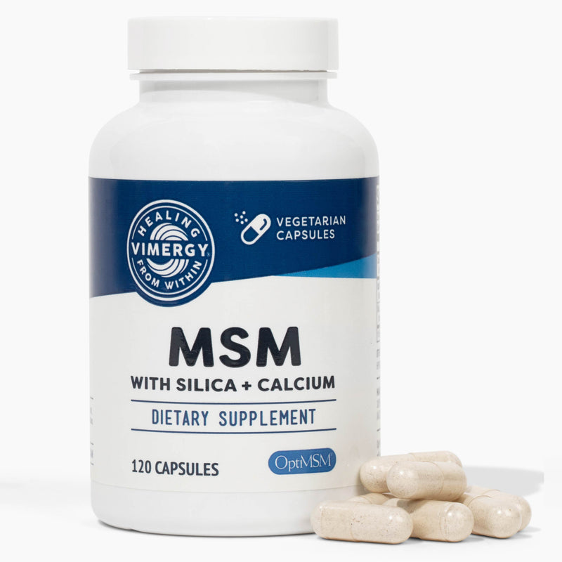 MSM With Silicia + Calcium - 120 Capsules